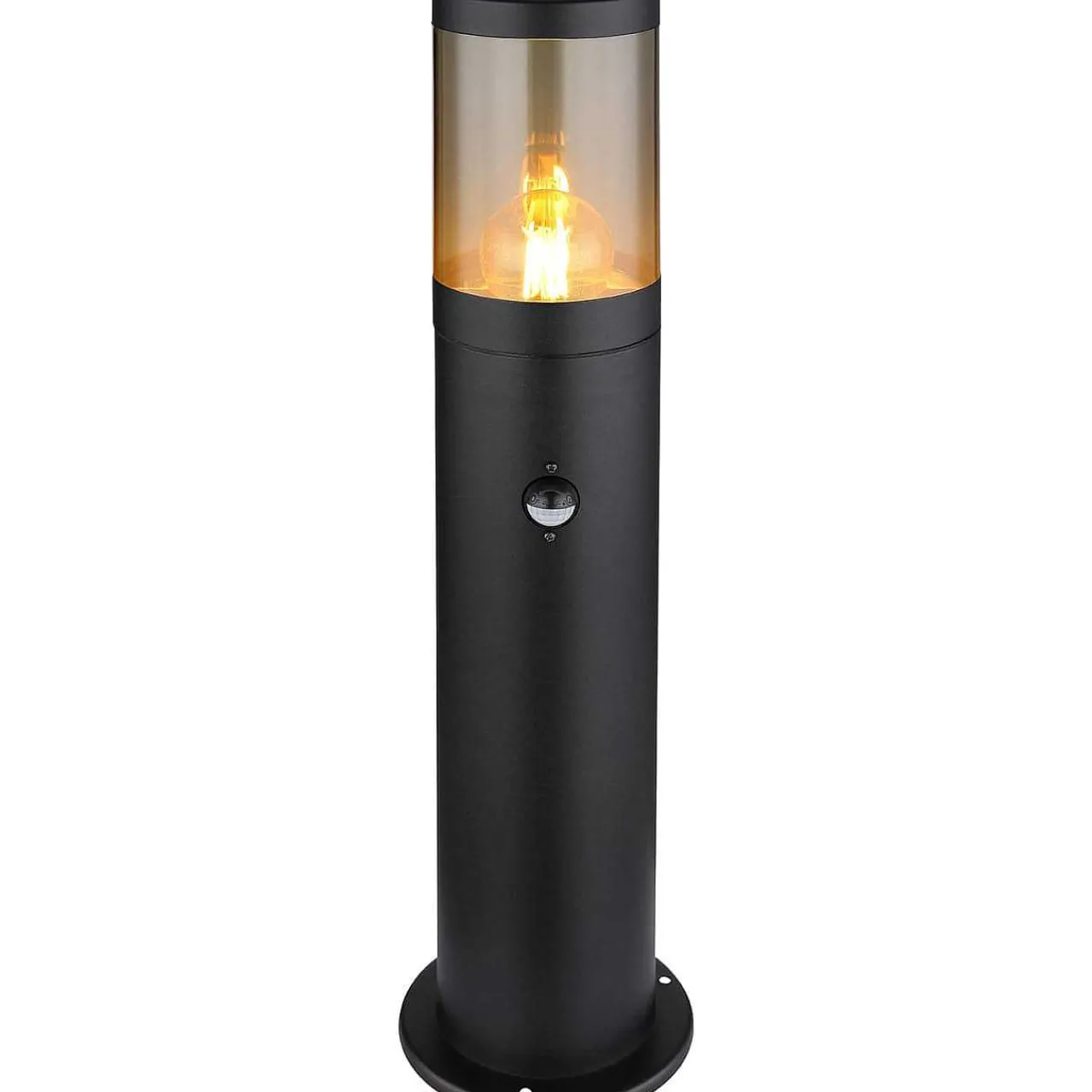 mutoni light Aussenleuchte Xeloo Edelstahl Schwarz Matt 140 1Xe27> Bodenleuchten Aussen