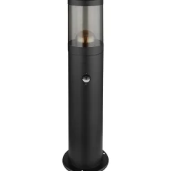 mutoni light Aussenleuchte Xeloo Edelstahl Schwarz Matt 140 1Xe27> Bodenleuchten Aussen