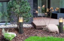 mutoni light Aussenleuchte Xeloo Edelstahl Schwarz Matt 140 1Xe27><noscript><img width=