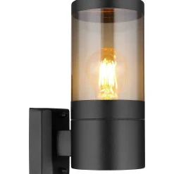 mutoni light Aussenleuchte Xeloo Edelstahl Schwarz Matt 1Xe27><noscript><img width=