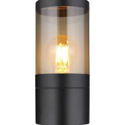 mutoni light Aussenleuchte Xeloo Edelstahl Schwarz Matt 1Xe27><noscript><img width=
