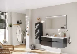 KISS Badezimmerschrank Cosmos Grey> Badschränke