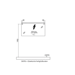 KISS Badezimmerset Mit Flachenspiegel Cosmos Grey 90><noscript><img width=