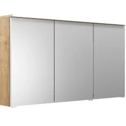 KISS Badezimmerset Mit Spiegelschrank Eiche Natur 120><noscript><img width=