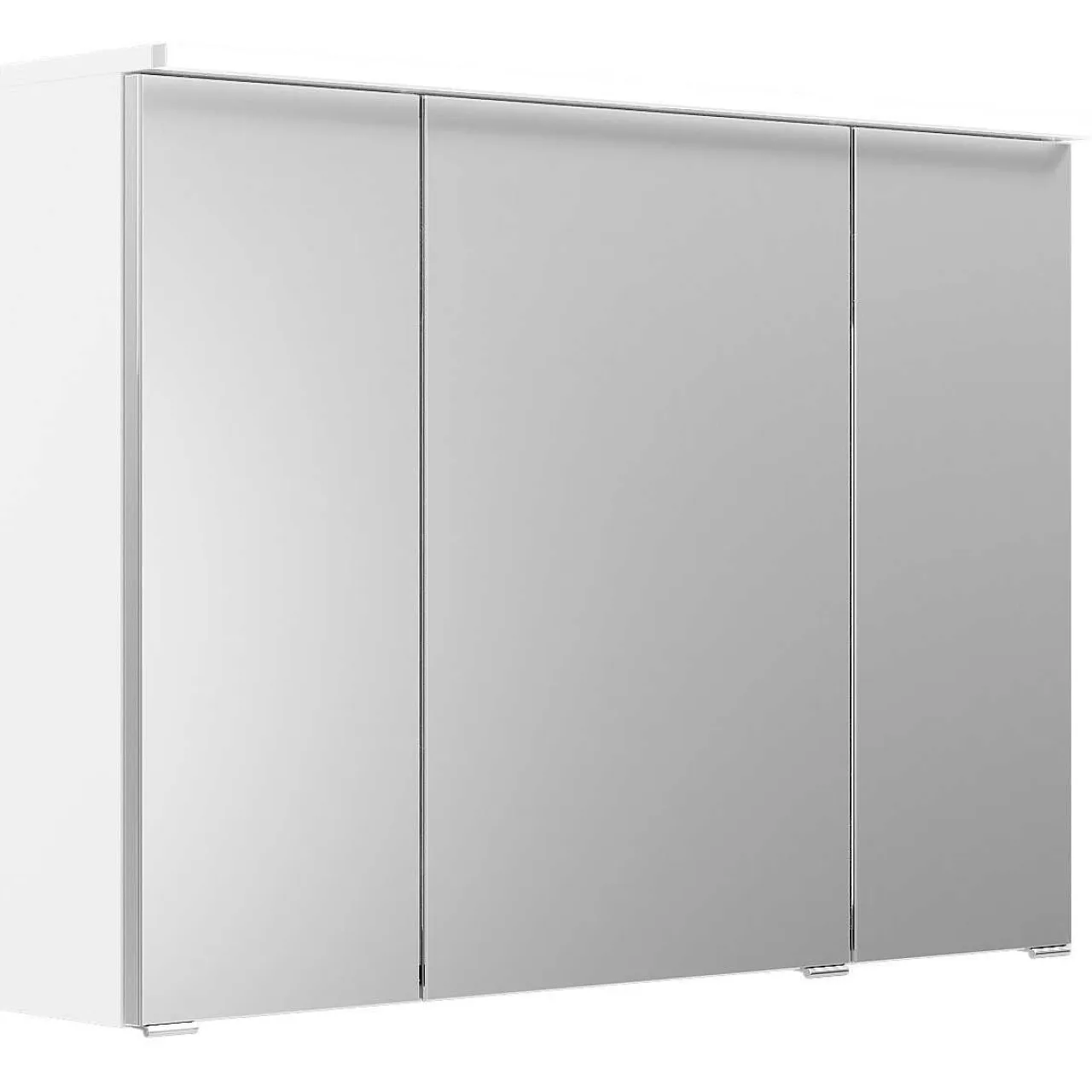KISS Badezimmerset Mit Spiegelschrank Polarweiss 90> Badezimmermöbel-Sets