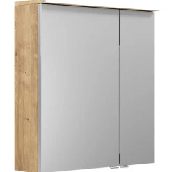 KISS Badezimmerset Mit Spiegelschrank Eiche Natur 60><noscript><img width=