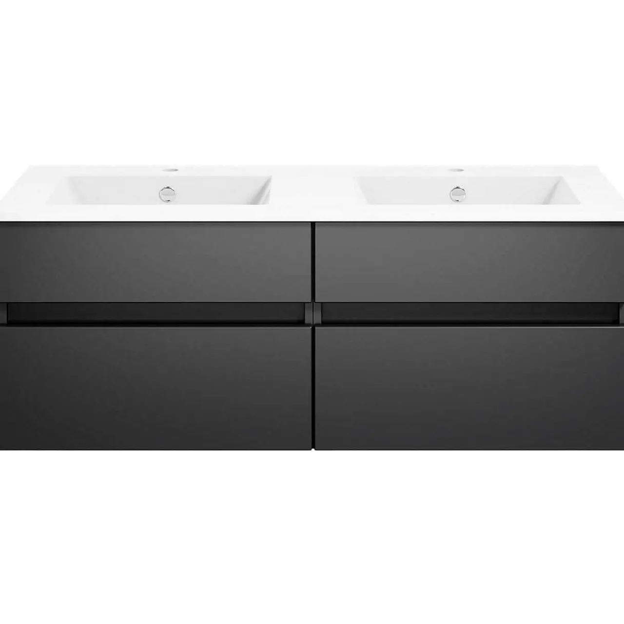 KISS Badezimmerset Mit Spiegelschrank Cosmos Grey Doppel 120> Badezimmermöbel-Sets