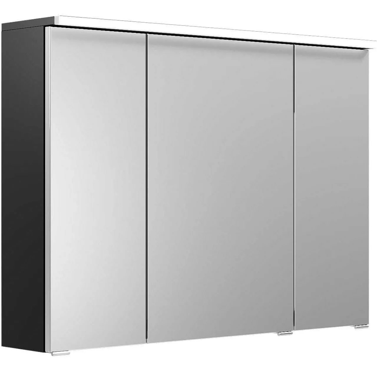 KISS Badezimmerset Mit Spiegelschrank Cosmos Grey 90> Badezimmermöbel-Sets