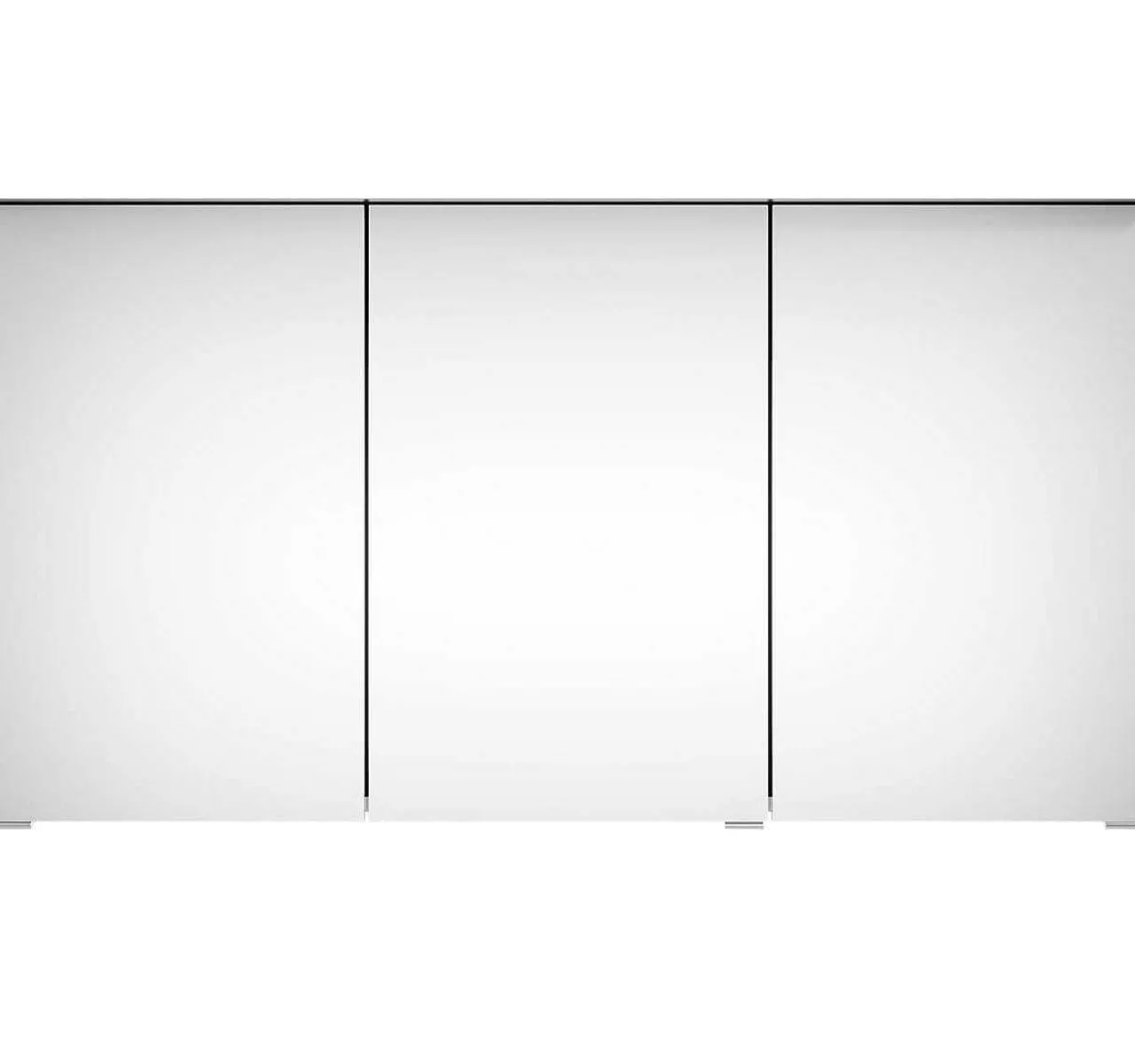 KISS Badezimmerset Mit Spiegelschrank Polarweiss Doppel 120> Badezimmermöbel-Sets
