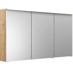 KISS Badezimmerset Mit Spiegelschrank Eiche Natur Doppel 120><noscript><img width=