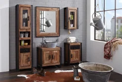 mutoni sweet home Bad-Set Havanna Mit Altmetall Natur> Badezimmermöbel-Sets