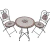 mutoni pleasure Balkon-Set Amarillo Mosaik Braun Ocker> Balkon-Sets