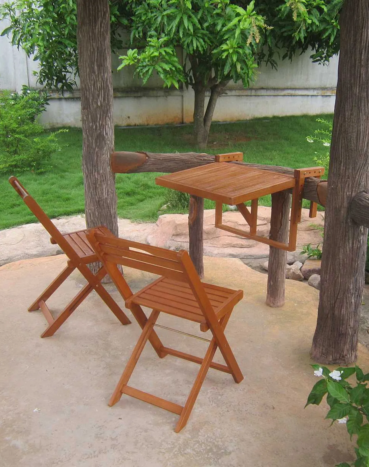 mutoni pleasure Balkon-Set Berkeley Eukalyptus Natur (3-Tlg)> Balkon-Sets