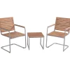 mutoni pleasure Balkon-Set Denver Teak Natur (3-Tlg)> Balkon-Sets
