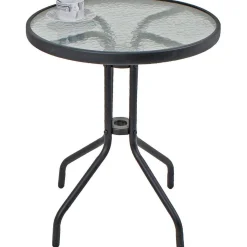 mutoni pleasure Balkon-Set Lida Glas Schwarz (3-Tlg)><noscript><img width=