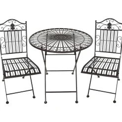 mutoni pleasure Balkon-Set Mangan Stahl Schwarzbraun><noscript><img width=