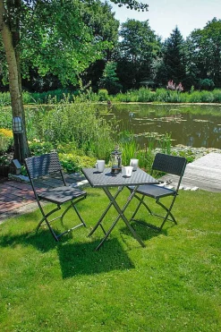 mutoni pleasure Balkon-Set Ventana Stahl Schwarz (3-Er Set)><noscript><img width=