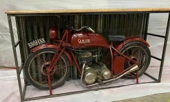 mutoni vintage Bar Motorrad-Oldtimer 188X107X71> Barschränke & Bartheken
