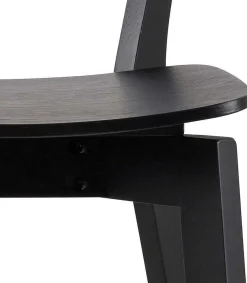 mutoni scandi Barhocker Enrico Rubberwood Schwarz 105 (1 Stuck)> Barhocker & Barstühle