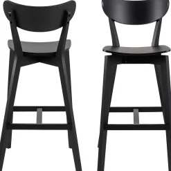 mutoni scandi Barhocker Enrico Rubberwood Schwarz 105 (1 Stuck)><noscript><img width=