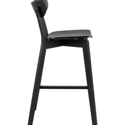 mutoni scandi Barhocker Enrico Rubberwood Schwarz 105 (1 Stuck)><noscript><img width=