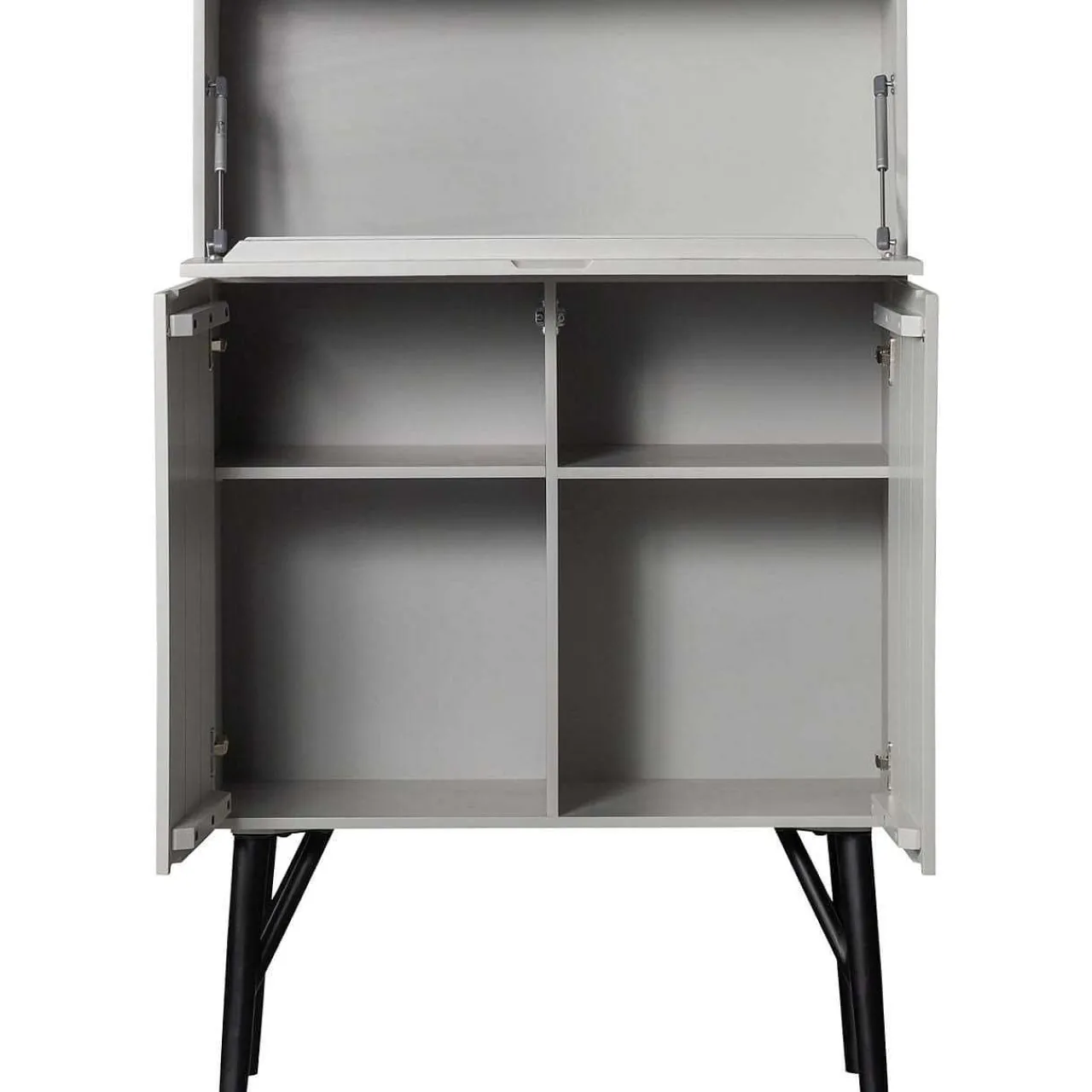mutoni living Barschrank Carved Mango Mist 146X90> Barschränke & Bartheken
