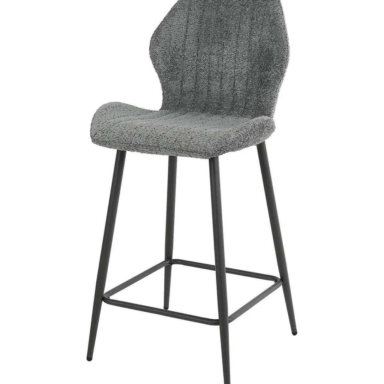 mutoni industrial Barstuhl Boucle Grau> Barhocker & Barstühle