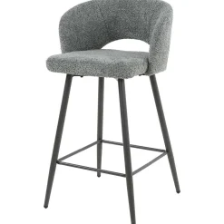 mutoni industrial Barstuhl Boucle Salon Grau> Barhocker & Barstühle