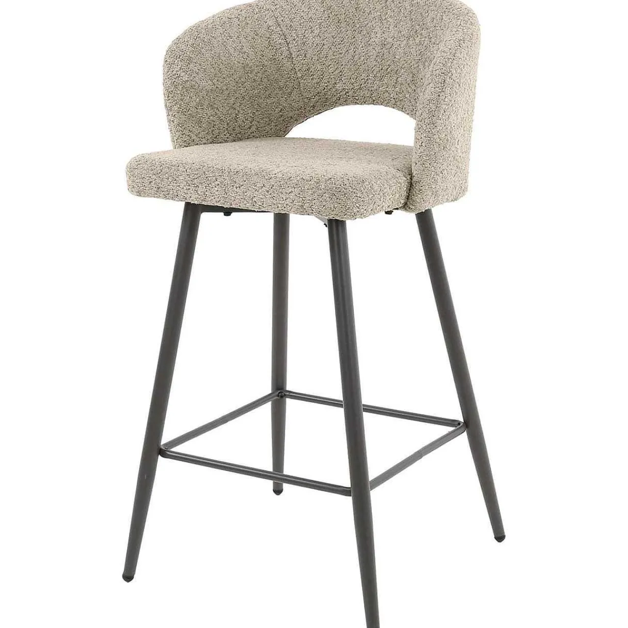 mutoni industrial Barstuhl Boucle Salon Sand> Barhocker & Barstühle