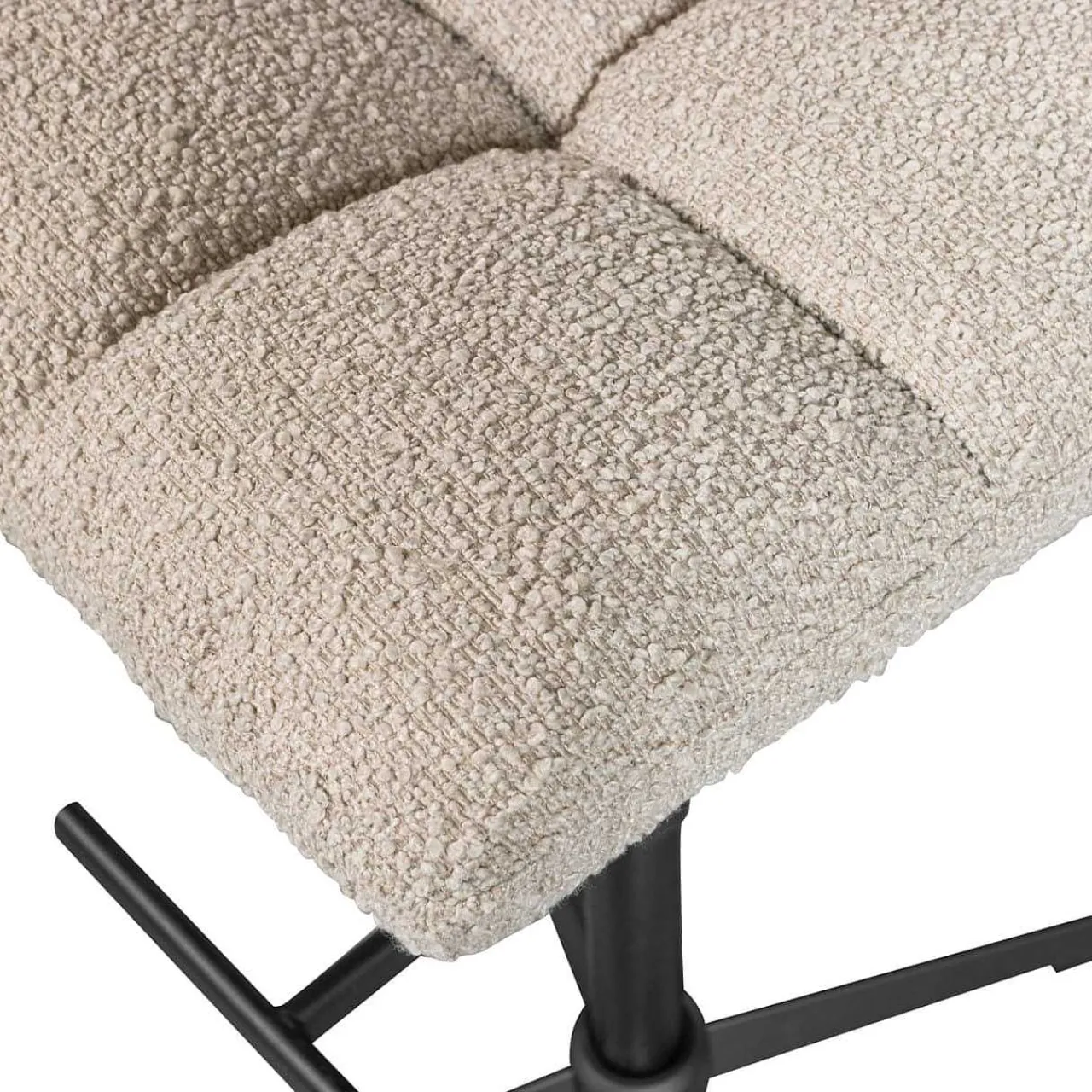 mutoni living Barstuhl Vinny Drehbar Boucle Sand> Barhocker & Barstühle