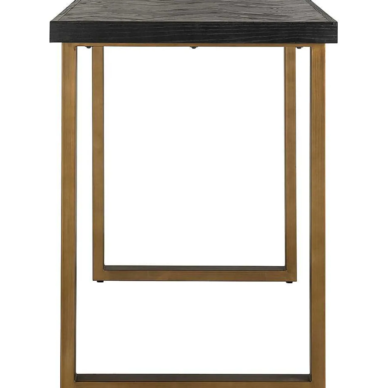 Richmond Interiors Bartisch Blackbone Schwarz Messing 106> Bartische