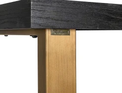 Richmond Interiors Bartisch Blackbone Schwarz Messing 106><noscript><img width=