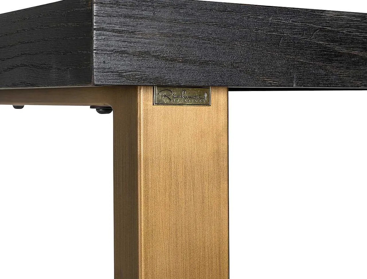 Richmond Interiors Bartisch Blackbone Schwarz Messing 106> Bartische