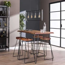 mutoni industrial Bartisch Edge Akazie Natur 130><noscript><img width=