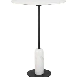 Richmond Interiors Bartisch Jagger Marmor Rund 75X106> Bartische