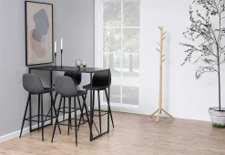 mutoni scandi Bartisch Multiple Bronx Schwarz 120> Bartische