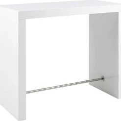 mutoni casual Bartisch Snubnit Weiss Chrom 130> Bartische