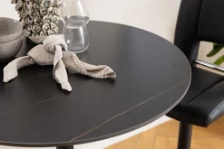mutoni scandi Bartisch Valletta Keramik Schwarz 80> Bartische