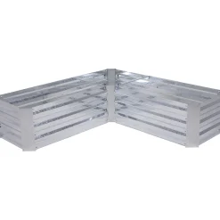 mutoni pleasure Beetumrandung Magnolia Stahl Silber L-Form><noscript><img width=