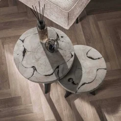 mutoni industrial Beistelltisch Grey Mix (2Er-Set)> Beistelltische