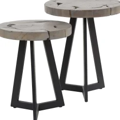 mutoni industrial Beistelltisch Grey Mix (2Er-Set)> Beistelltische