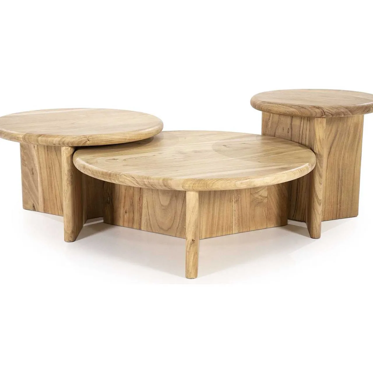 By-Boo Beistelltisch Leoti Akazie Natur 45> Beistelltische