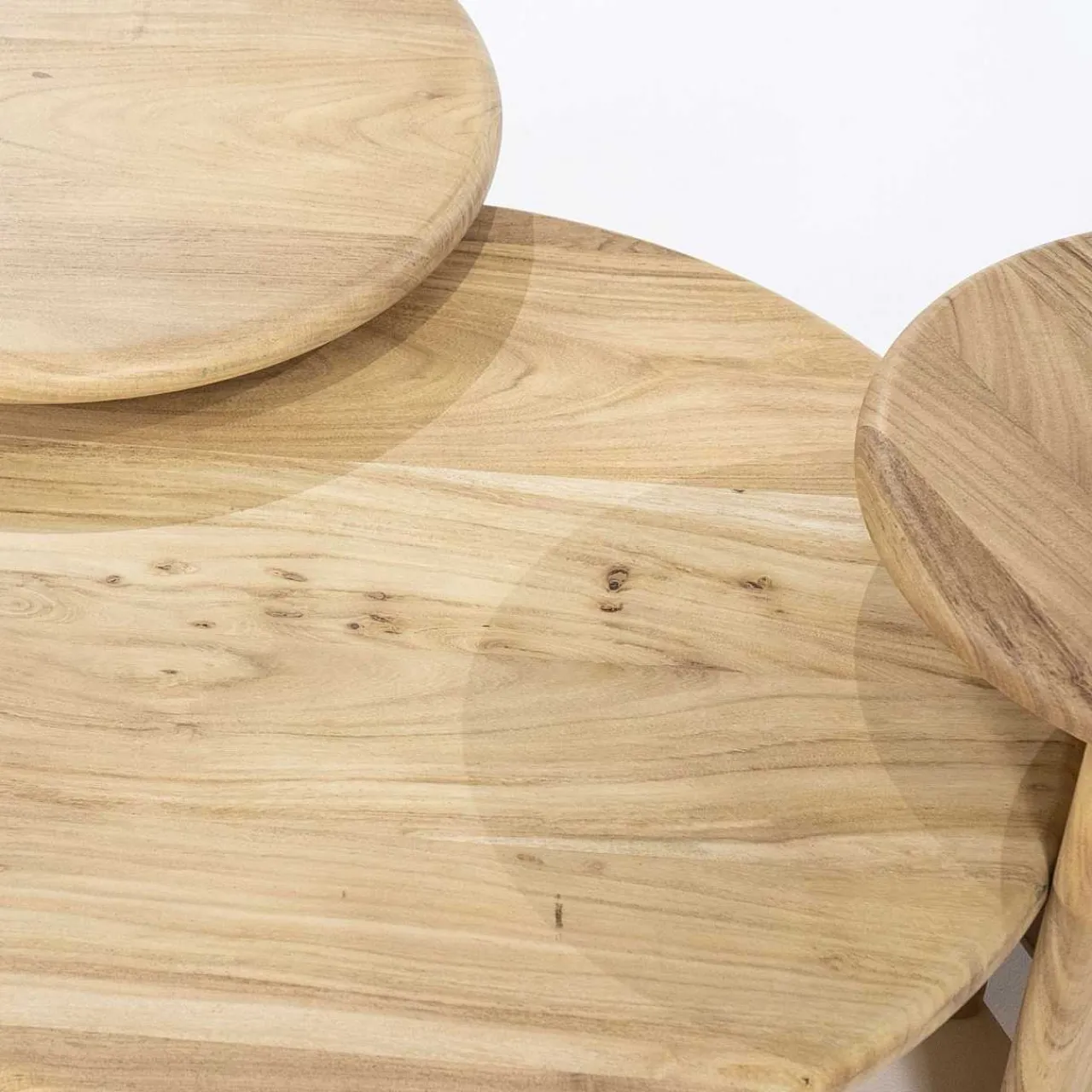 By-Boo Beistelltisch Leoti Akazie Natur 45> Beistelltische