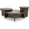 By-Boo Beistelltisch Leoti Mango Braun 45> Beistelltische