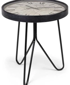mutoni lifestyle Beistelltisch Mapping Mit Uhr 67X67> Bistrotische