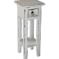 mutoni pleasure Beistelltisch Padea Mahagoni Weiss> Beistelltische