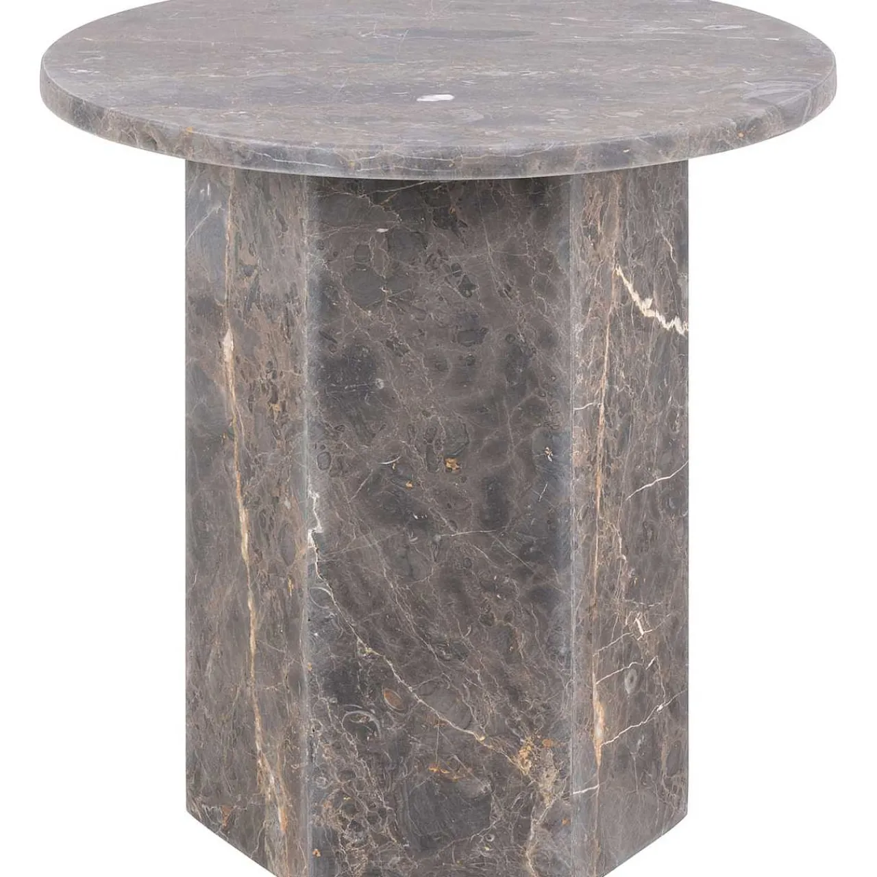 mutoni scandi Beistelltisch Paxos Marmor Marron 50> Beistelltische