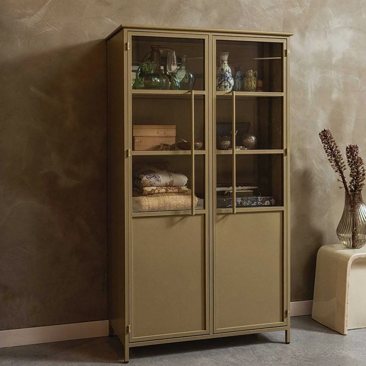 mutoni living Beistelltisch Shoal Keramik Cream> Beistelltische