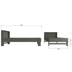 mutoni living Bett Bobby Kiefer Forest 90X200><noscript><img width=
