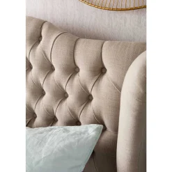KARE Design Bett City Spirit Linen Natural 180X200Cm><noscript><img width=